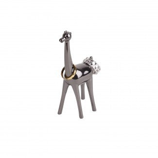 Zoola Giraffe Ring Holder Black