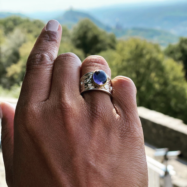 Starry Night Ring Lapis Lazuli