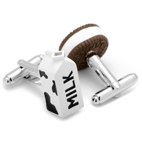 Milk and Cookies Cufflinks
