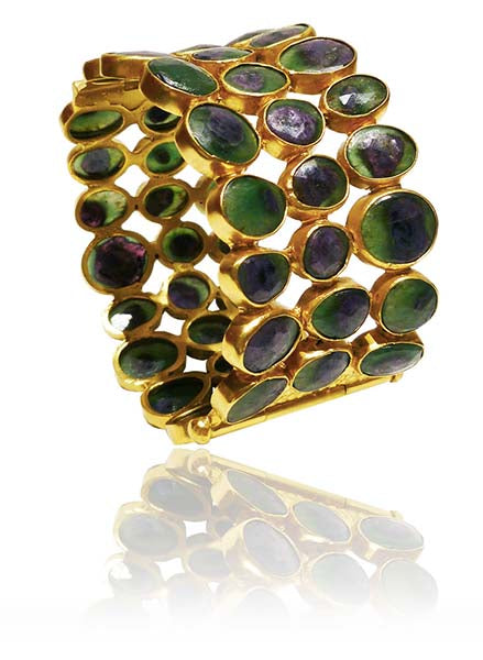 Jaipur Cobblestone Cuff Ruby Josite