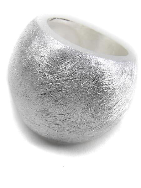 Brushed Dome Ring
