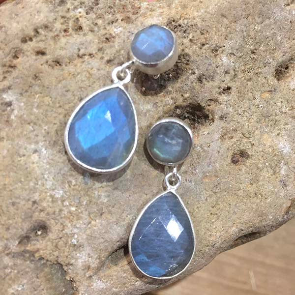 Capri Duo Earrings Labradorite