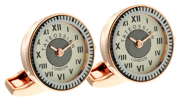 RT Watch Mechanical Cufflinks- Vintage