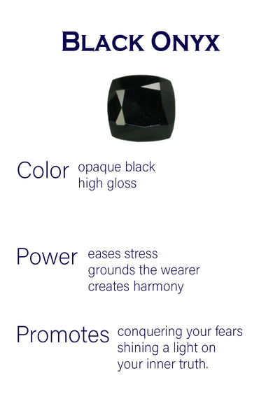 Capri Studs Black Onyx