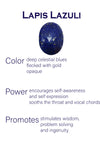 Conquistador Oval Stone Ring Lapis Lazuli