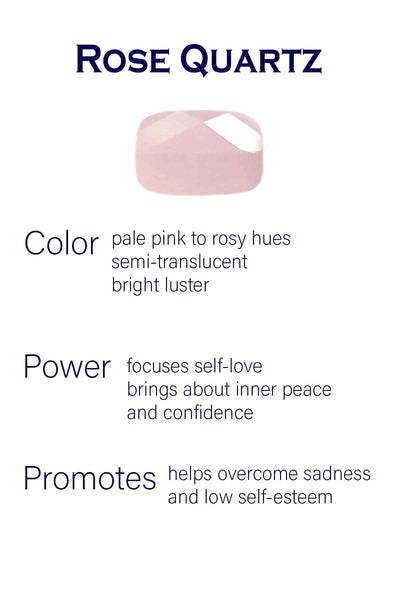 Serpentine Studs Rose Quartz