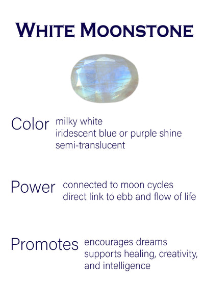 Dodici Necklace White Moonstone