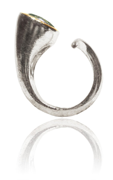 Sumatra Snake Ring Green Amethyst