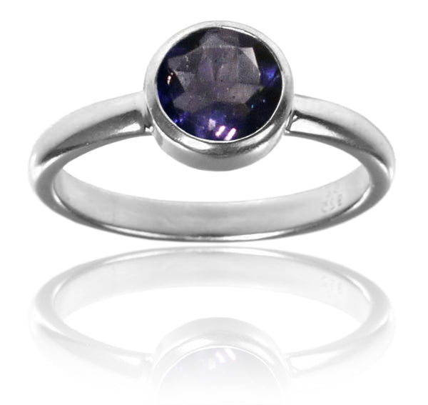 Stackable Jaipuri Circle Ring Iolite 6