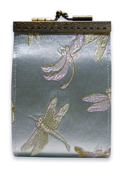 Cathayana Card Holder - RFID Light Blue Dragonfly