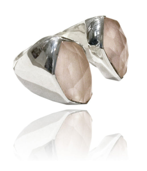 Glacier Ring Rose Quartz