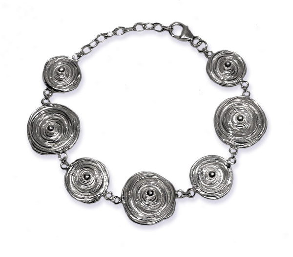 Jalebi Swirl Circle Bracelet