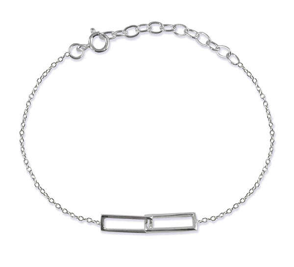 Interlocking Rectangle Bracelet