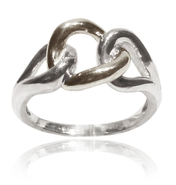 Bavarian Pretzel Love Knot Ring