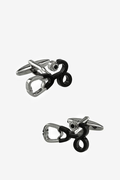 Stethoscope Black Cufflinks
