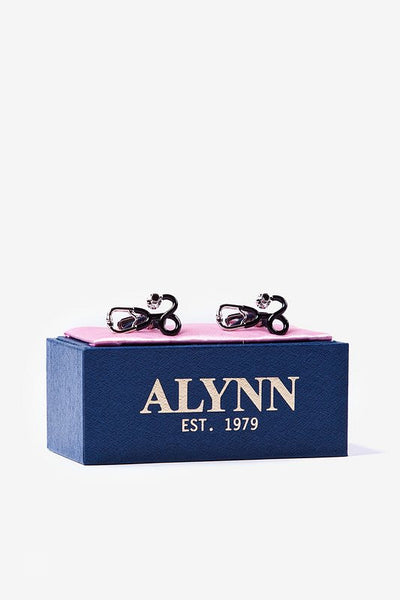 Stethoscope Black Cufflinks