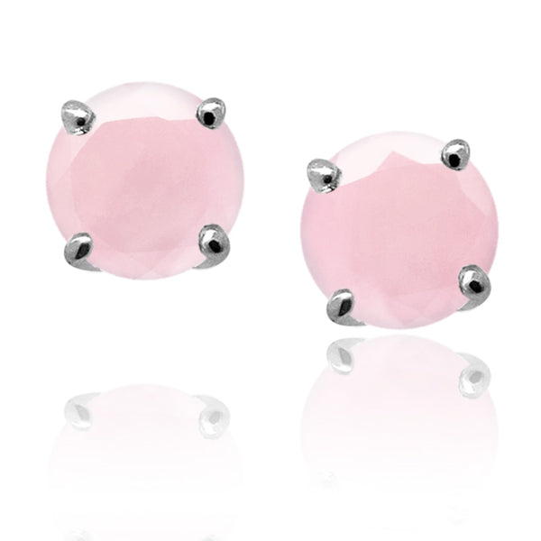 Capri Studs Rose Quartz
