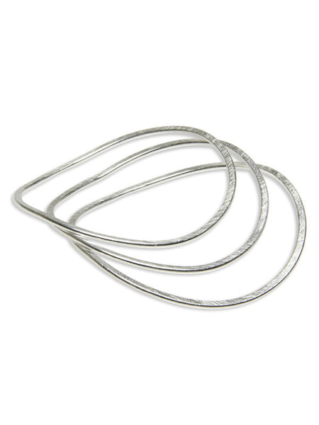 Bilbao Sculptured Thin Bangle