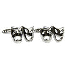 Thespian Cufflinks (Stainless Steel Rhodium)