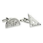 Protractor/Triangle Cufflinks