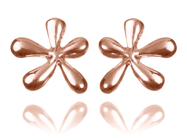 Copper Flower Studs