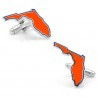 Orange Florida Cufflinks