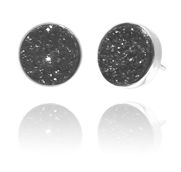 Druzy Glacier Studs