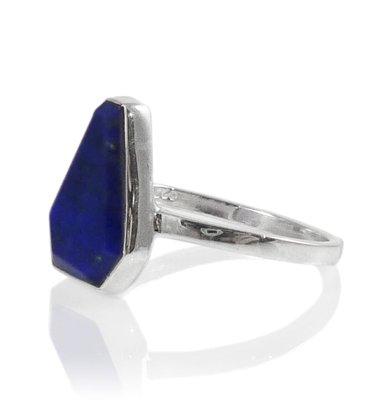German Building Ring Lapis Lazuli