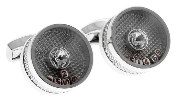 Spinning Poker Cufflinks (Enamel)