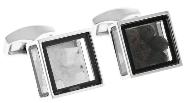Salt & Pepper Pandora's Box Cufflinks