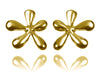 18k Gold Plated Mexico Flower Studs