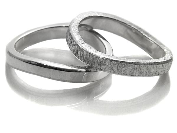 Stacked Double Thin Wave Ring