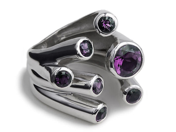 Desert Print Ring Amethyst