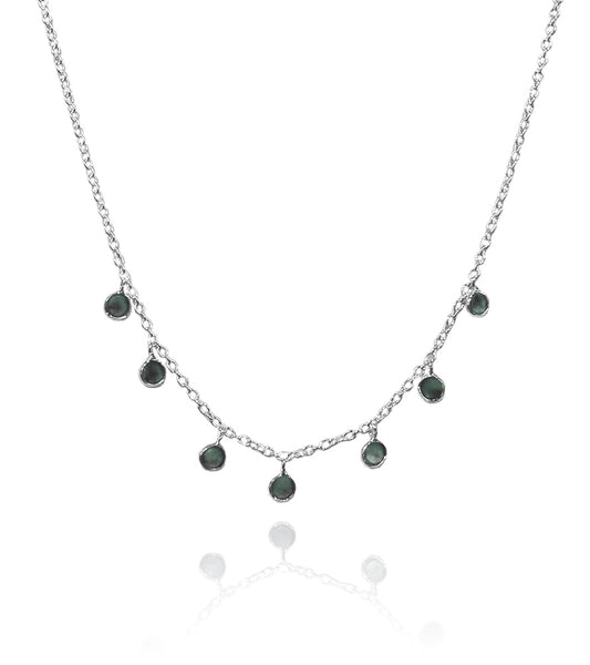 7 Stone Kathak Necklace Labradorite