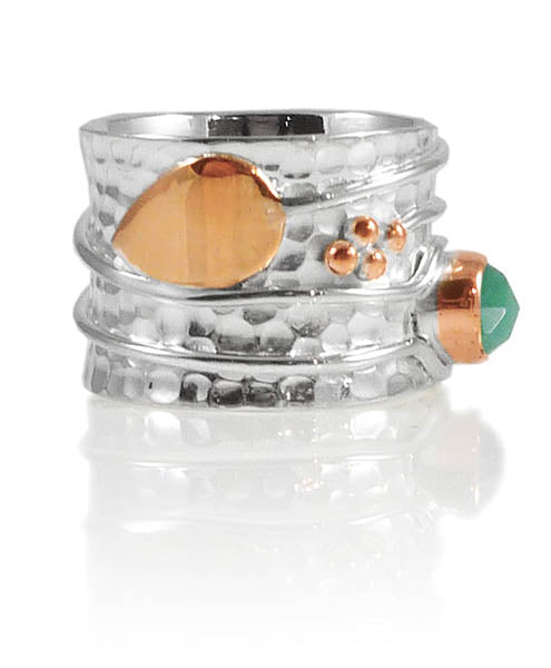 Olive Branch Ring Turquoise