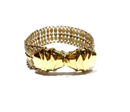 10k Gold Diamond Leaf Wrap Ring Size 6.5
