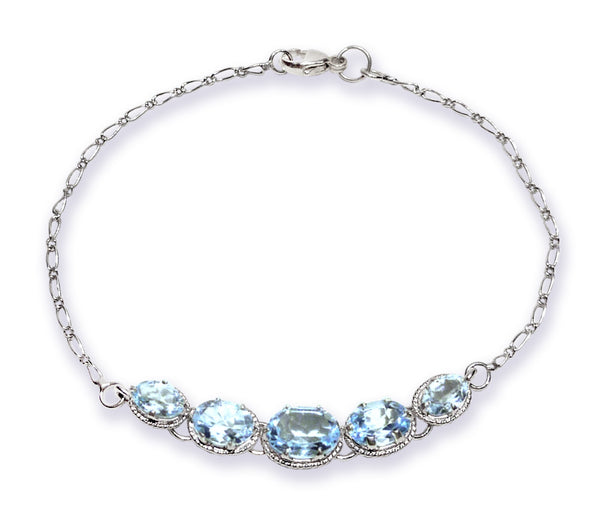 Icy Bracelet - Blue Topaz