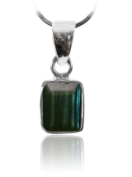 Small Rectangular Pendant Labradorite