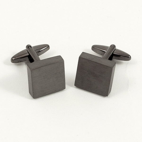 Gunmetal Square Cufflinks