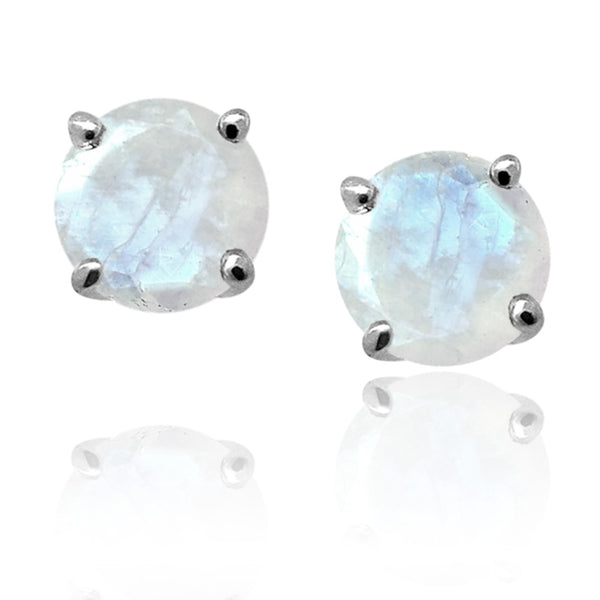 Capri Studs White Moonstone