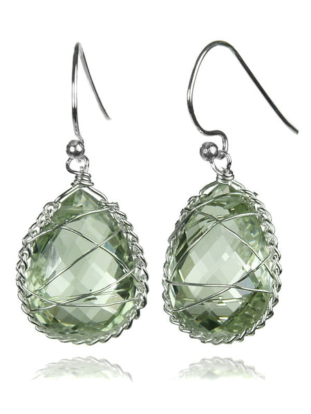 Italian Tear Drop Stone (Green Amethyst)