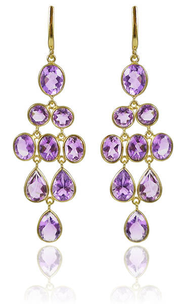 Jaipuri Chandeliers Amethyst