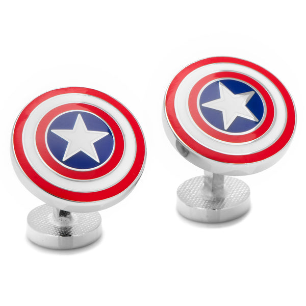 Captain America Shield Cufflinks