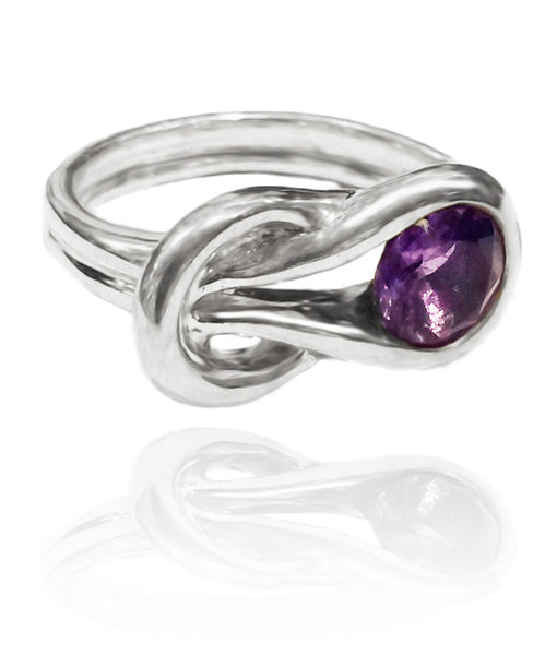 Zamalek Evil Eye Ring Amethyst