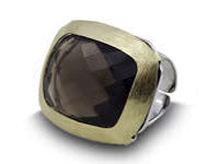 Villa Jovis Palacial Ring Smokey Quartz
