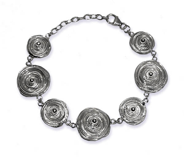 Jalebi Swirl Circle Bracelet