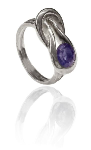 Zamalek Evil Eye Ring Iolite