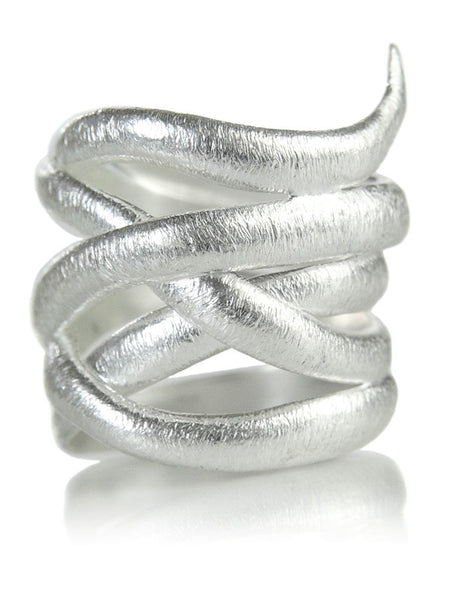 Bilbao Stacking Ring Clear Crystal