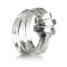 Hammered Stranded Wrapped Ring