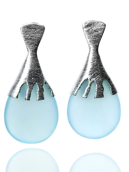 Mantra Brushed Silver Top Quartz Stone